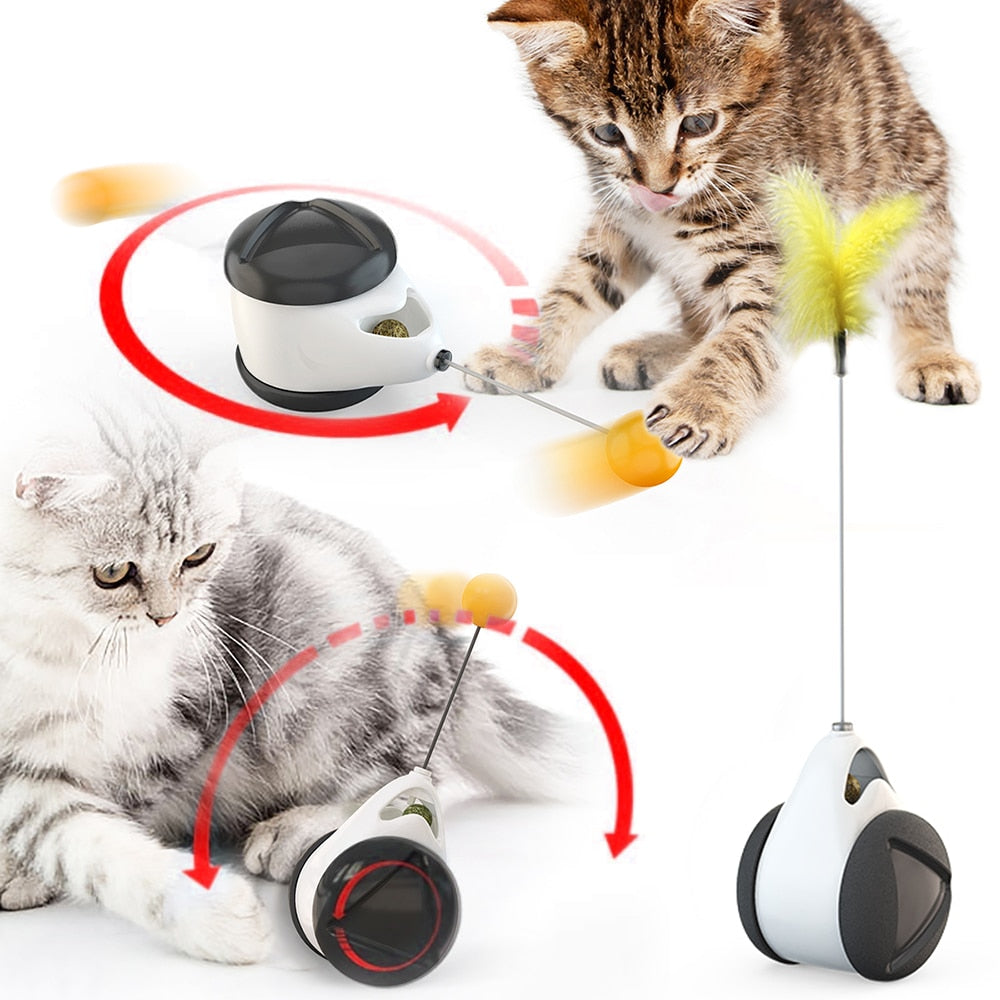 Pet Dog Cat Toy Interactive Tumbler Food Leakage Rocking Ball