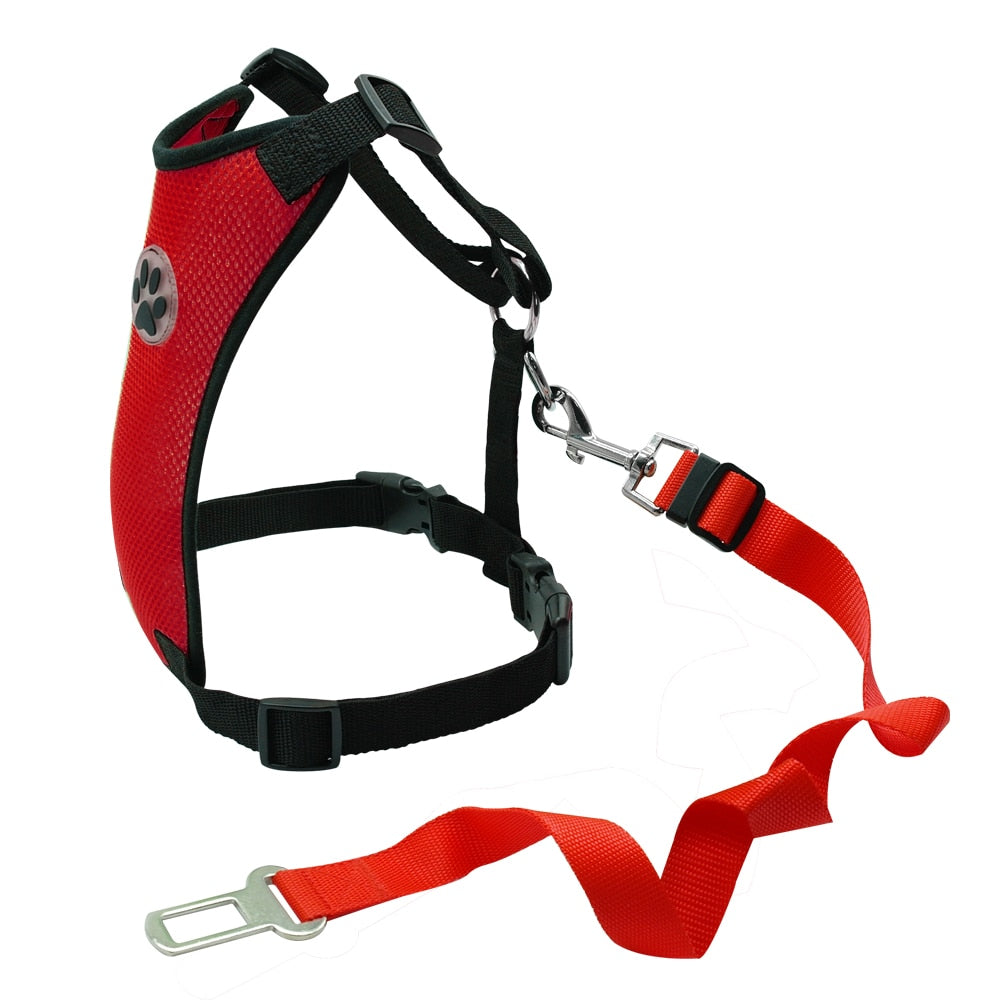 Safety Dog Car Seat Belt Pet Dog Harness and Leash